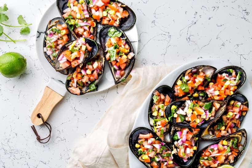 Choritos a la chalaca Chilean Seafood by Authentic Food Quest