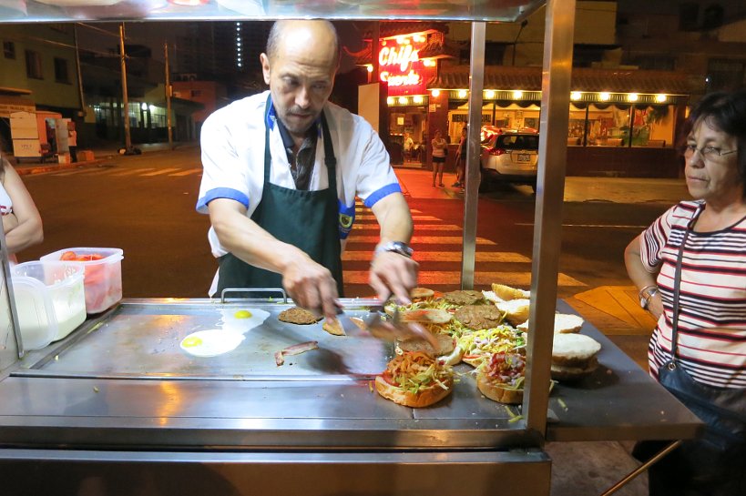 Peruvian Street Food Sandwich cart