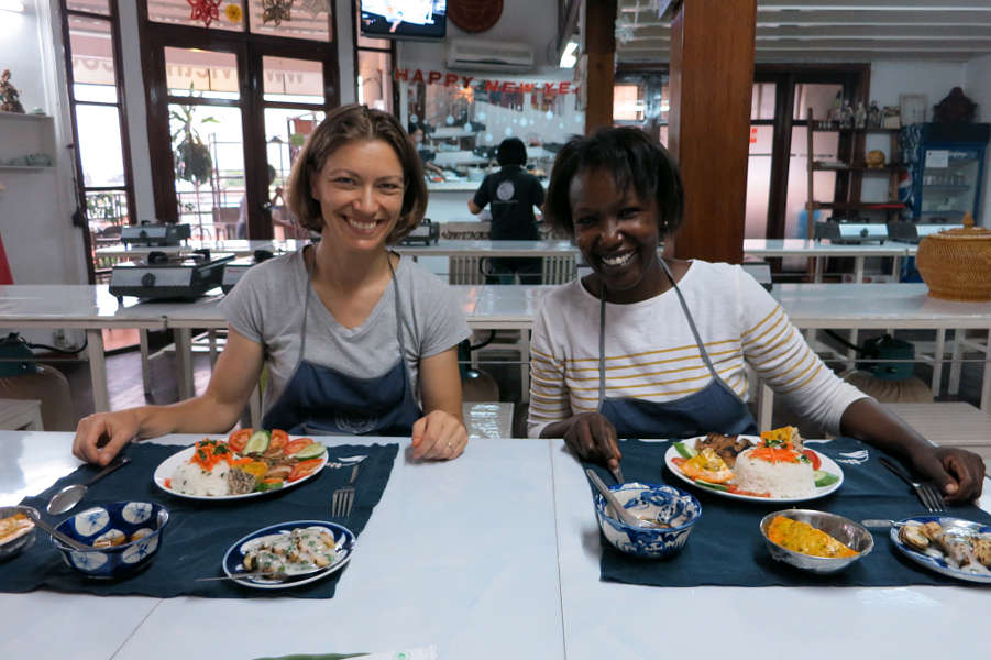 ClaireAndRosemary_SaigonCookingClass_AuthenticFoodQuest Internet Access