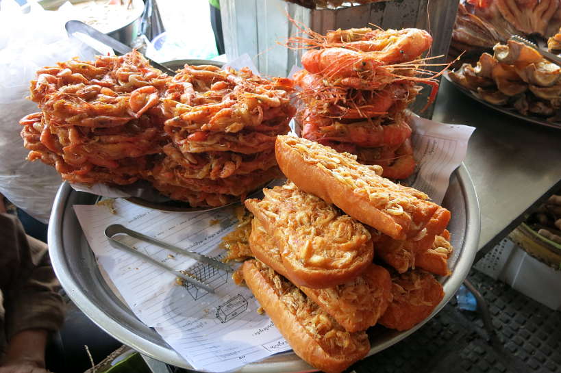 Fried Shrimp Cambodian Street Food Authentic Food Quest