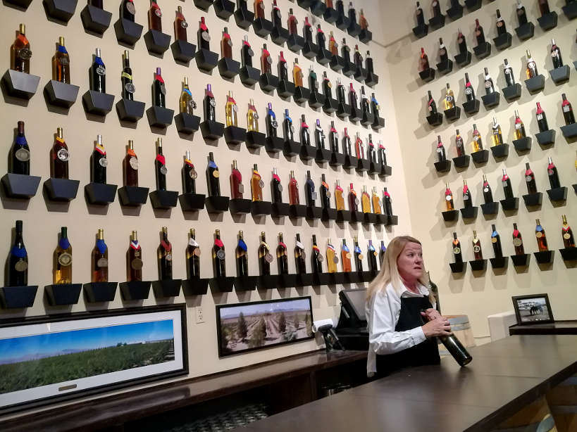 Pahrump winery display room wine tasting Las Vegas by Authentic Food Quest