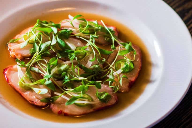 Lobster Carpaccio Best Asian Food Las Vegas by Authentic Food Quest