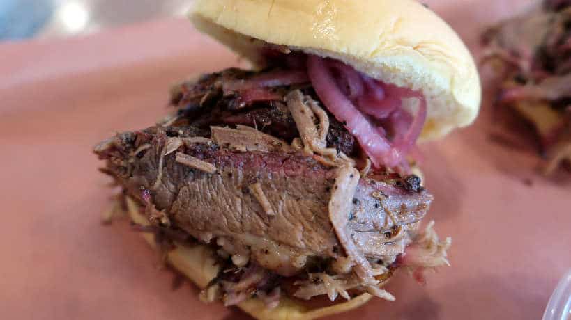 Best Sandwich at La Barbecue Best BBQ in Austin by Authentic Food Quest
