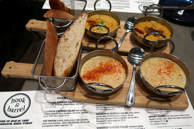 Hook And Barrel She Crab Soup Oyster Stew  Best Food South Carolina Soul Food Myrtle Beach by Authentic Food Quest