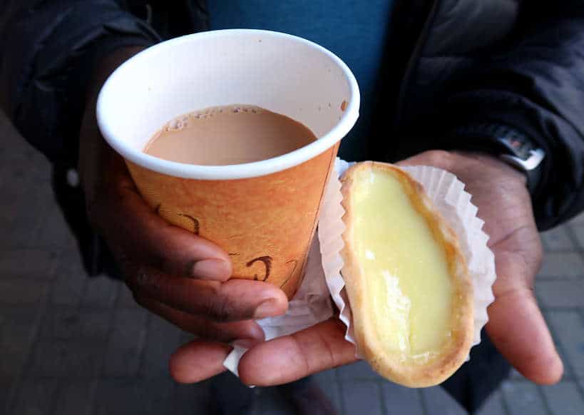 Egg Custard Tart Chicago Chinatown Saint Annas Bakery by Authentic Food Quest