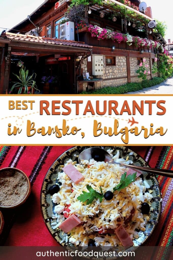 Restaurants in Bansko by Authentic Food Quest