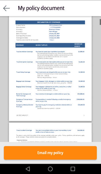 Policy Document from Travel Smart App by Authentic Food Quest