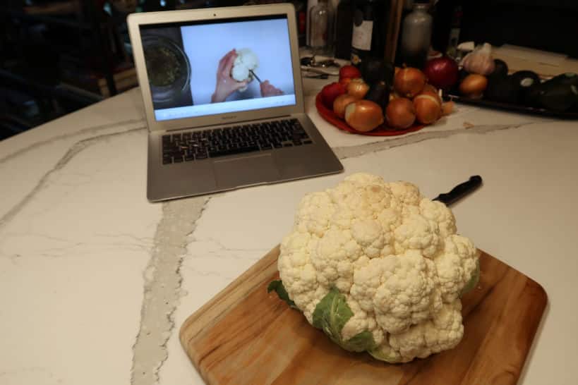 Online Platform Taking A Cooking Class by Authentic Food Quest