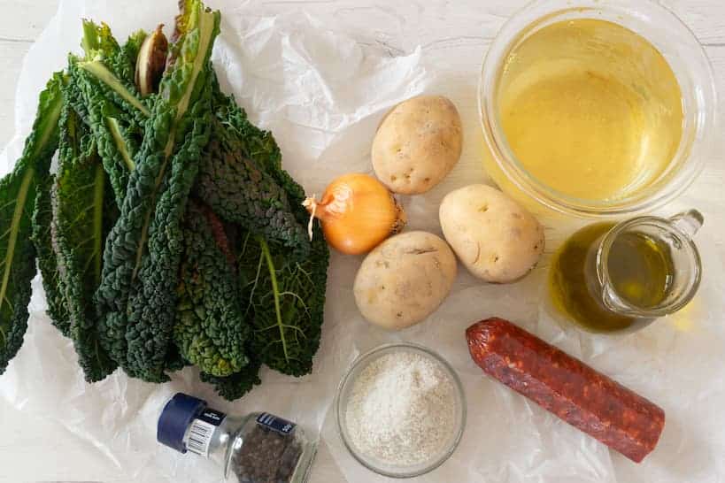 Caldo Verde Ingredients for Caldo Verde Recipe by Authentic Food Quest