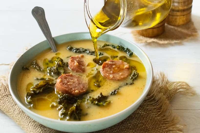 Portuguese Kale Soup Caldo Verde Recipe by Authentic Food Quest