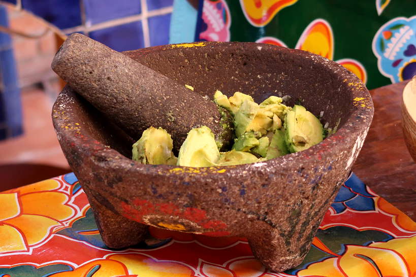 Molcajete with Avocado by Authentic Food Quest