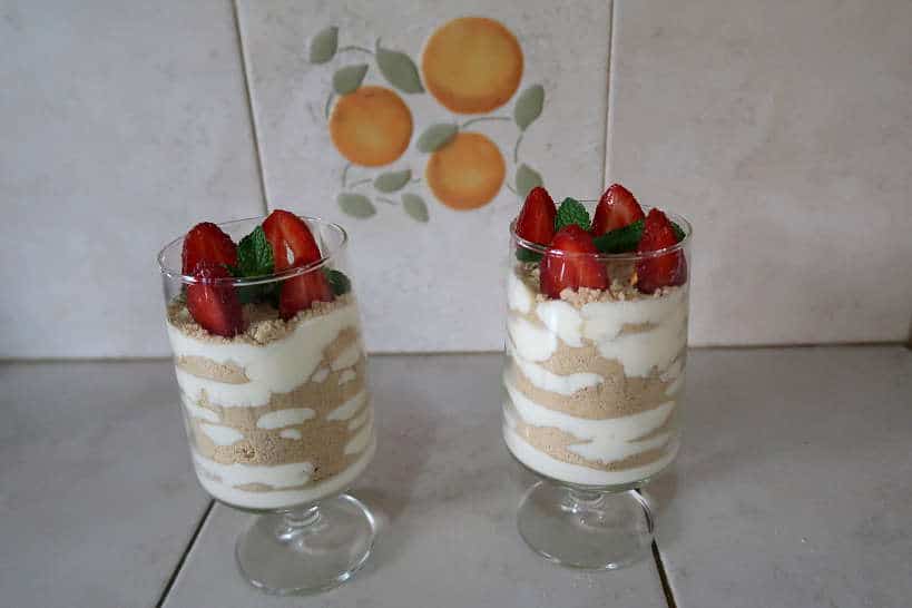 Serradura Dessert with garnish by Authentic Food Quest 