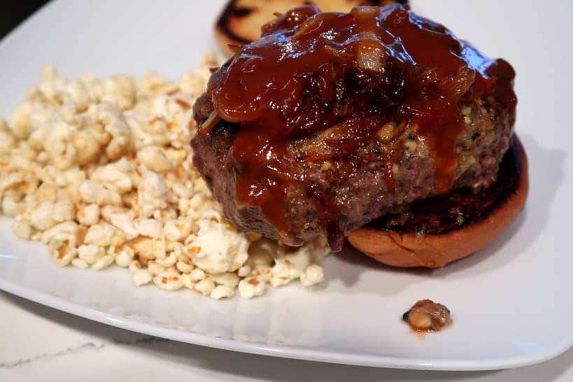 Wagyu Beef Burger for Truffle Shuffle SF cooking class by Authentic Food Quest