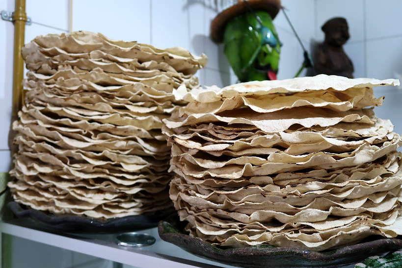 Toasted Tlayudas at La Merced Market in Oaxaca, Mexico by Authentic Food Quest