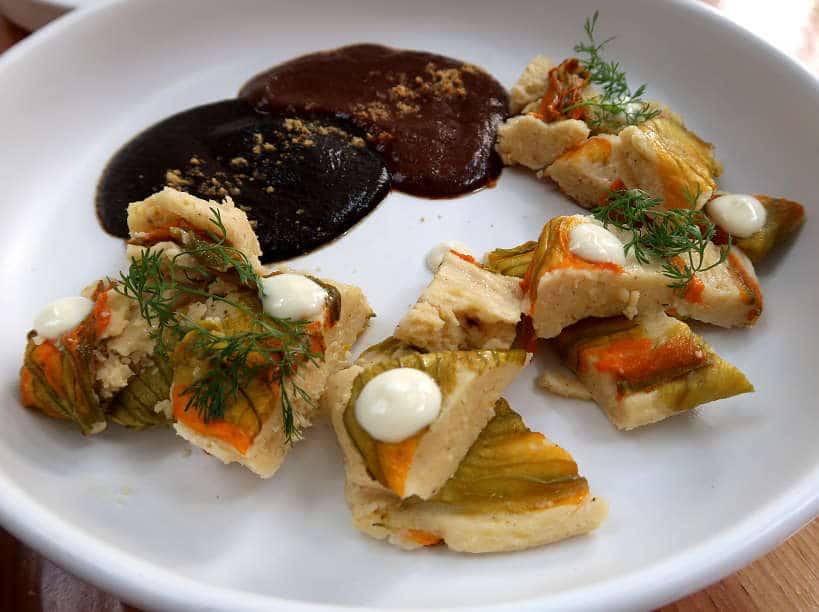 Tamales and Mole at Levadura de Olla Oaxaca foods by Authentic Food Quest