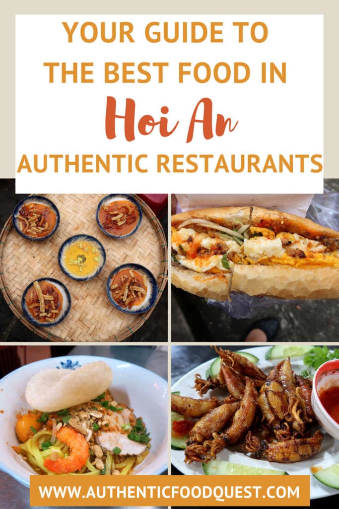 Pinterest Guide Food in Hoi An Vietnam by Authentic Food Quest