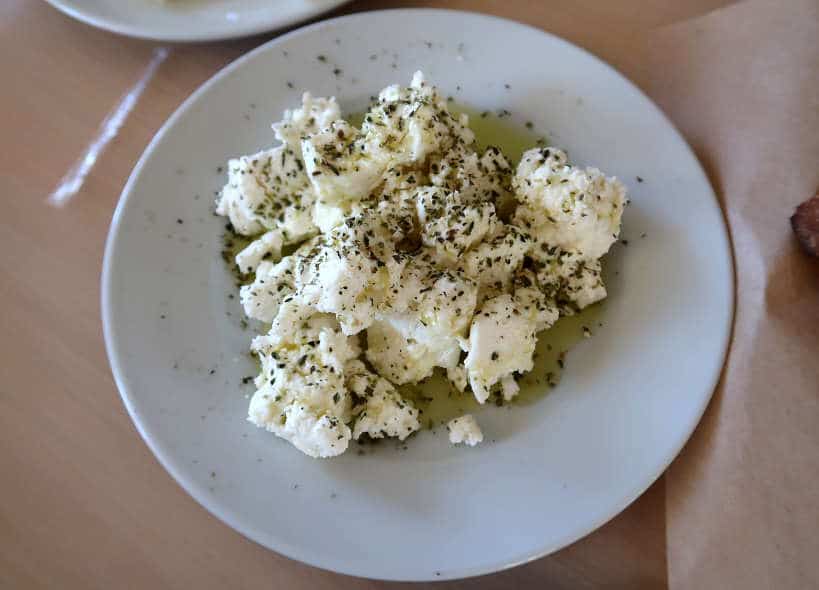 Mizithra cheese for boureki recipe by Authentic Food Quest