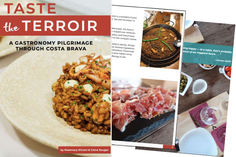 Costa Brava Book Cover and Inside by Authentic Food Quest