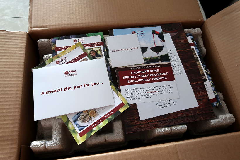 C'est la vie French Wine Club Sommailier box by AuthenticFoodQuest