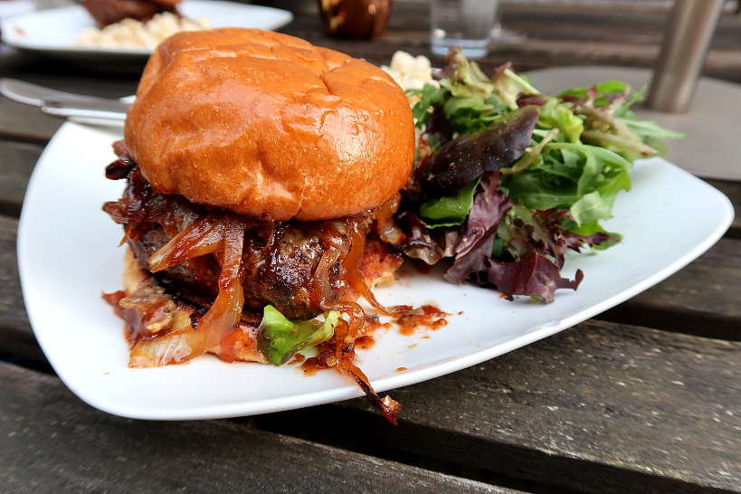 Wagyu Burger with Salad? by Authentic Food Quest