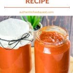 Pinterest Ajvar Recipe by Authentic Food Quest