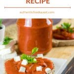 Pinterest Ljutenica Recipe by Authentic Food Quest