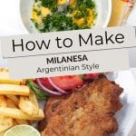 Pinterest Milanesa Argentina by Authentic Food Quest
