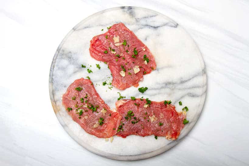 Season Steak for Milanesa by Authentic Food Quest