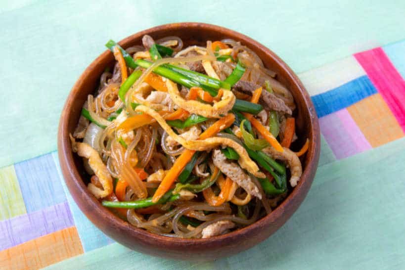 Korean Meal Box Japchae Noodles by Authentic Food Quest