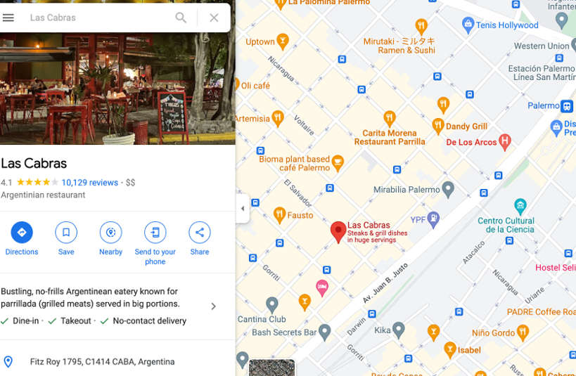 Getting to Las Cabras Buenos Aires by Authentic Food Quest