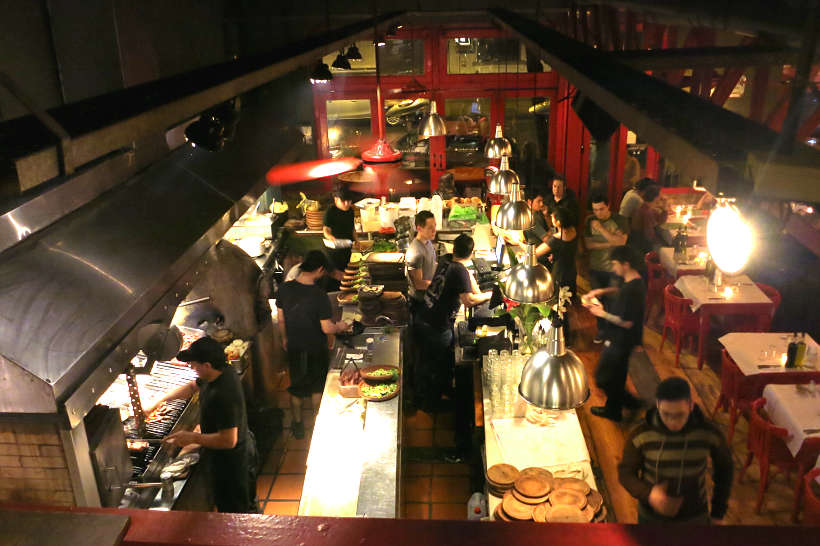 Kitchen at Las Cabras Restaurant Palermo Buenos Aires by Authentic Food Quest