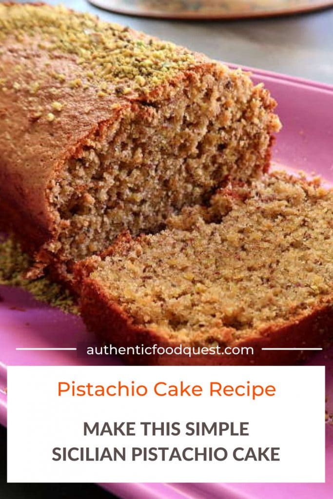 Pinterest Italian Pistachio Torte Recipe by Authentic Food Quest