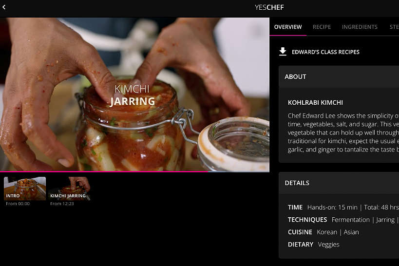 Kimchi Jarring Class YesChef Review by Authentic Food Quest