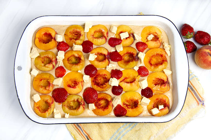 Rustic Summer Cake Following YesChef Cooking Classes by Authentic Food Quest