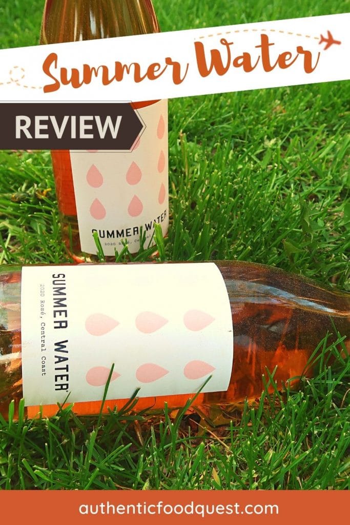Pinterest Summer Water Rose Winc by Authentic Food Quest