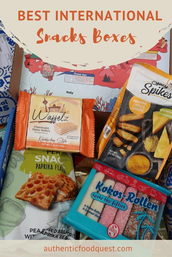 International Snack Boxes by Authentic Food Quest