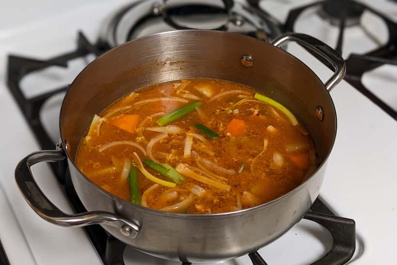 Cooking Korean Meal Doo Food Review by Authentic Food Quest