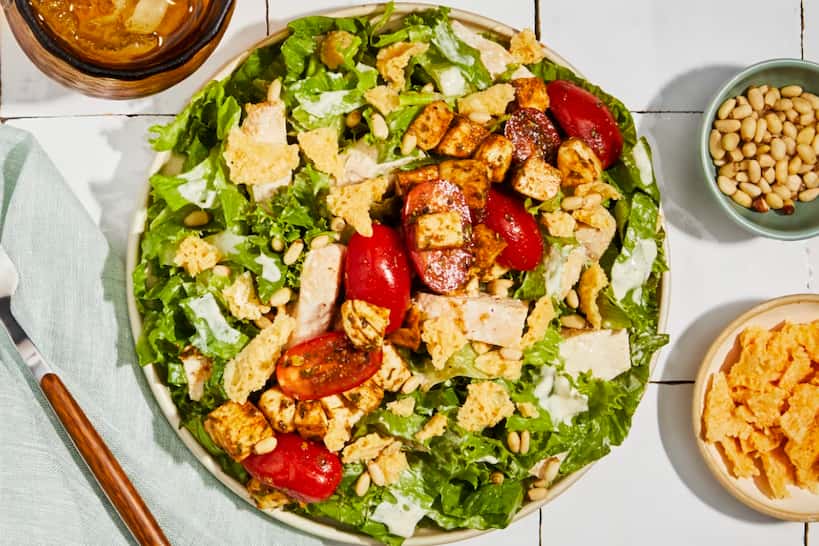 Creamy Italian Chicken Salad Green Chef by Authentic Food Quest