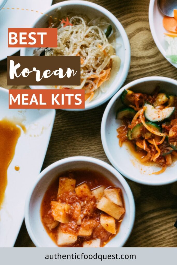 Korean Meal Kit Delivery by Authentic Food Quest