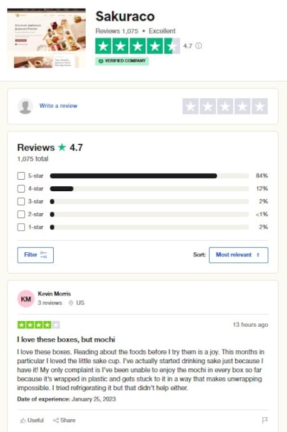 Reviews Sakuraco Box by Authentic Food Quest