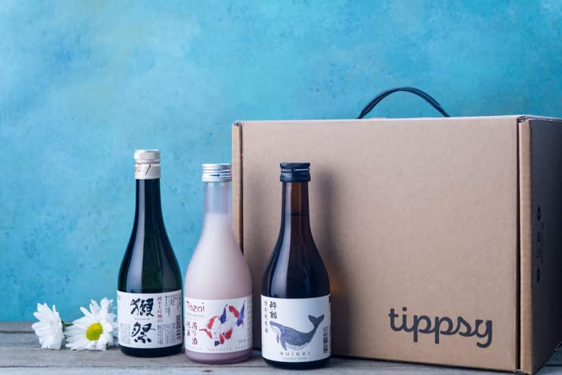 Sake Box Japanese Gift Basket Authentic Food Quest
