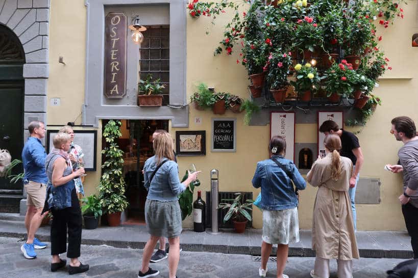 Old Town Wine Windows Florence by Authentic Food Quest