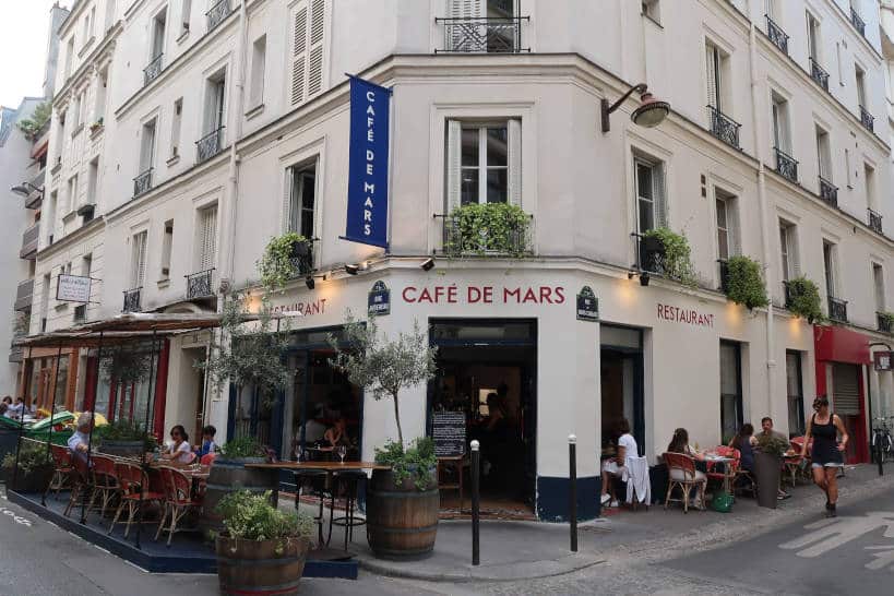 Le Cafe De Mars Affordable Restaurants Near Eiffel Tower by Authentic Food Quest