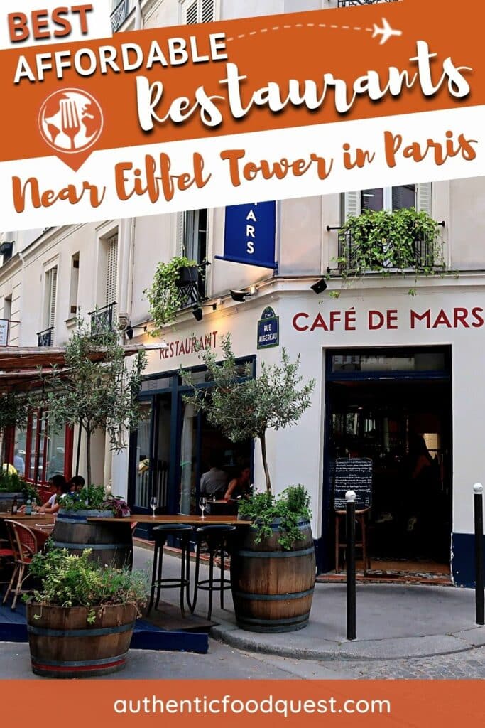 Best Affordable Restaurants Near Eiffel Tower by Authentic Food Quest
