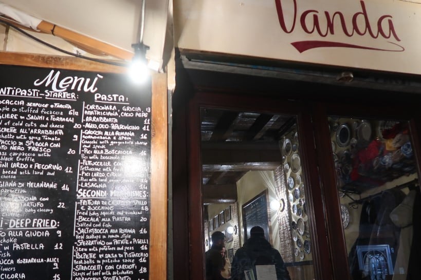 Vanda in Trastevere by Authentic Food Quest
