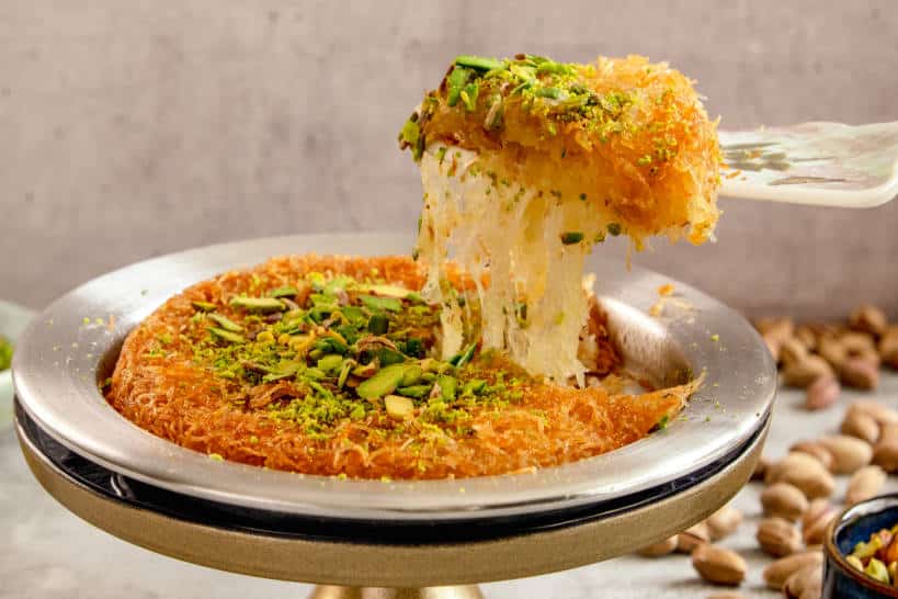 Kunefe Knafeh Recipe by Authentic Food Quest