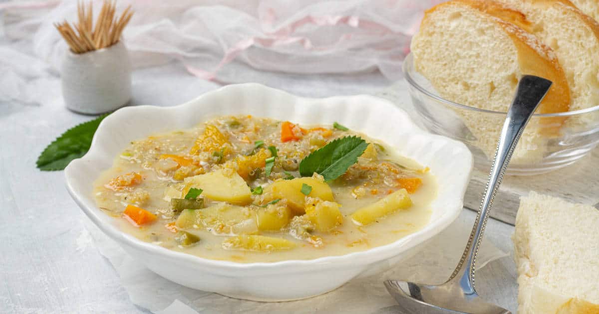 Easy and Healthy Traditional Peruvian Quinoa Soup Recipe