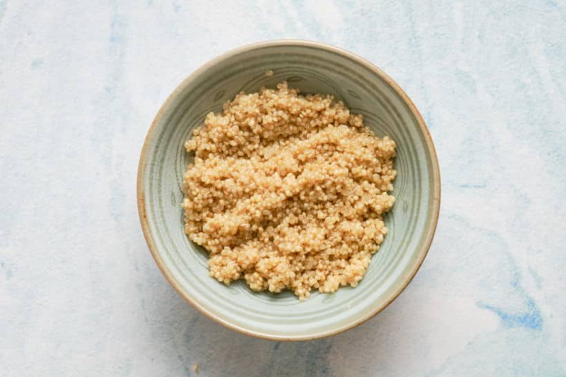 Cooked Quinoa Salmon Sashimi by Authentic Food Quest