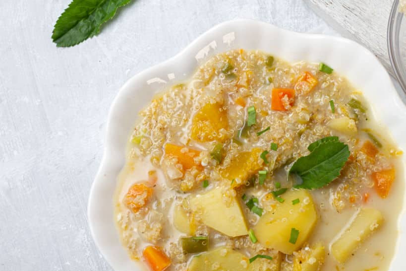 Peruvian Soup Quinoa Soup Recipe by Authentic Food Quest