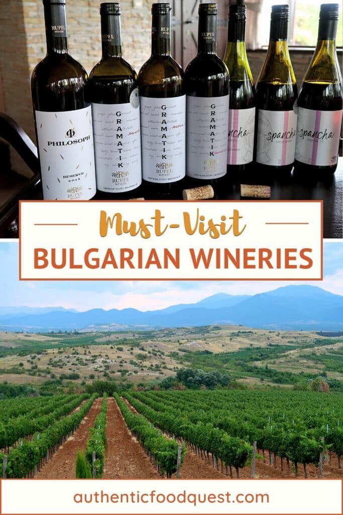 Pinterest Bulgarian Winery Authentic Food Quest